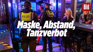 Neue CoronaRegeln auf der Reeperbahn Wir begleiten die Polizei auf CoronaStreife [upl. by Ettenor]