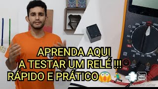 Como Testar um Relé Utilizando Multímetro Digital aprenda neste vídeo [upl. by Aisirtap222]