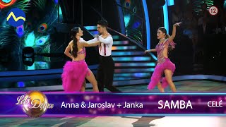 Anna Rakovská amp Jaroslav Ihring  Janka Kovalčíková  9 kolo samba celé  Lets Dance 2024 [upl. by Ahsekram440]