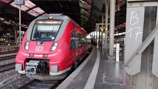 DB BR 442 Bombardier Talent 2 ride between Stolberg Hbf and Langerwehe [upl. by Ellohcin98]