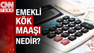 Emekli kök maaşı nedir Kök maaş üzerinden zam hesaplaması nasıl yapılır Emin Yılmaz yanıtladı [upl. by Kanter878]