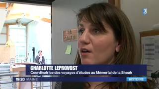 Les apprentis menuisiers sarthois travaillent sur la Shoah [upl. by Artkele652]