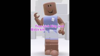 Free Pink Kitty and black Kitty outfit enjoy roblox [upl. by Anairam]