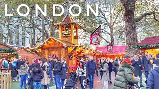 Central London Walk 🎄 Walking London at Christmas 4K HDR [upl. by Cline30]