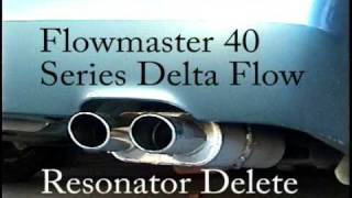 Nissan Altima 25 exhaust Flowmaster 40 Series Delta Flow [upl. by Ybhsa471]