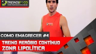 COMO EMAGRECER 4  Treino aeróbio contínuo em Zona Lipolítica [upl. by Gesner961]