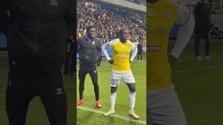 La célébration de Mbaye Jacques Diop le joueur sénégalais football shorts [upl. by Gnay]