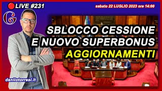 Gli ultimi AGGIORNAMENTI sul SUPERBONUS 2024 decreto esodati e cessione del credito 🔴231 [upl. by Chappelka985]