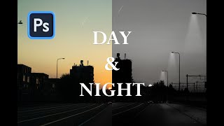 Turn Day into Night in Photoshop  1 Minute Tutorial [upl. by Eardnoed]