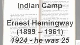 quotIndian Campquot by Ernest Hemingway read by Tom OBedlam [upl. by Mulligan]