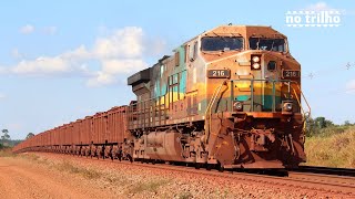 Trens na Estrada de Ferro Carajás em Cidelândia  Maranhão [upl. by Benoite440]