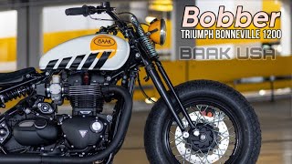 Triumph Bonneville BOBBER 1200 Custom  by BAAK USA [upl. by Aibara]