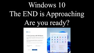 How to Prepare for Windows 10 Support End  New On Screen Message for W10 Users [upl. by Yatnuahs]