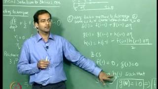 Mod01 Lec13 Numerical solution to the Blasius equation and similarity solution to heat transfer [upl. by Malvie]