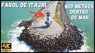 Conheça o Molhe de Itajaí em Santa Catarina Divisa do Rio Com o Oceano Atlântico [upl. by Yerd]