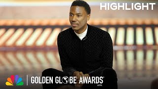 Jerrod Carmichael Is Totally Honest About Hosting The 2023 Golden Globe Awards  NBC [upl. by Noral908]