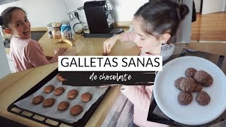 Galletas para NIÑOS sanas y fáciles ¡de chocolate ✨ Con Amaia [upl. by Sid]