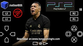 Download eFootball PES 2025 PS2 AetherSX2 Update Latest Transfer  Kits amp HD Graphic down [upl. by Mont]