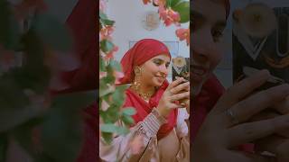 Easiest way of wearing hijab with jewellery set hijabtutorial jewellery [upl. by Nollahs]