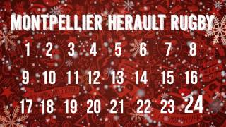 Le calendrier de lavent du Montpellier Hérault Rugby [upl. by Gnilyarg704]