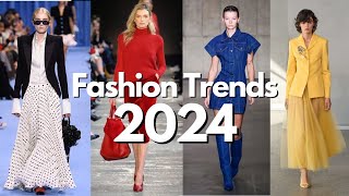 THE 18 BIGGEST FASHION TRENDS of 2024 YOU WILL SEE EVERYWHERE [upl. by Fiedling]