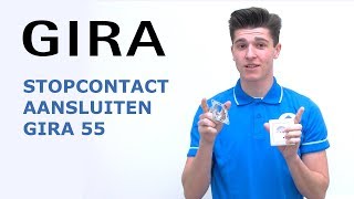 Stopcontact aansluiten van Gira  Hoe doe ik dat  2022 [upl. by Gentes39]