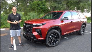 Does the 2024 Chevrolet Traverse RS bring the BEST 3row midsize SUV for the money [upl. by Seve491]