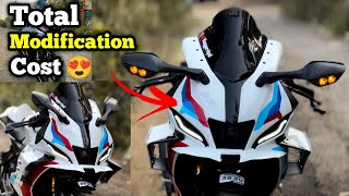 Total Modification cost of my R15 v4 M⚡️ Bike Modification  Only 1 in INDIA 🇮🇳 [upl. by Artus]