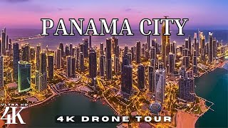 Panama City Panama 🇵🇦 in 4K ULTRA HD 60FPS  Drone Video [upl. by Constancy707]