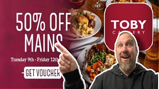 MEGA DEAL  It’s 50 OFF at The TOBY CARVERY [upl. by Butch338]