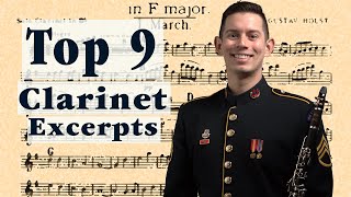 TOP 9 Most Requested Excerpts for Clarinet and Bass Clarinet [upl. by Winshell64]