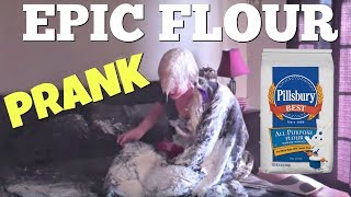 EPIC FLOUR PRANK  Top Boyfriend and Girlfriend Pranks [upl. by Eibbed]