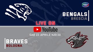 BENGALS BRESCIA vs BRAVES BOLOGNA  3 DIV FIDAF  2022 [upl. by Amarillis]