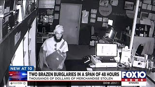 Two burglaries within 48 hours caught on camera [upl. by Efi]