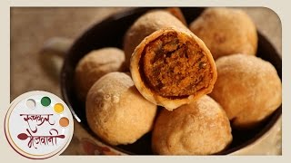 Farsan Kachori  Easy To Make Tea Time Snack  Recipe by Archana in Marathi [upl. by Felisha]