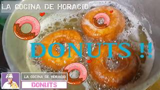 DONAS ROSQUITAS DONNUTS  Receta Súper fácil [upl. by Ylloh]