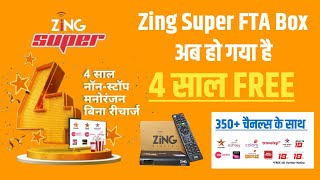 Zing Super FTA Box HD with 4 Years Free Pack of 350 Channels 🔥 Dish TV  Zing 2 in 1 box [upl. by Nitsuj330]