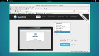 QupZilla A Lightweight Browser for Linux [upl. by Nnaer852]