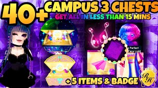 ALL 40 CAMPUS 3 CHESTS in under 10 mins in the New Royale High School Campus 3 [upl. by Manouch]