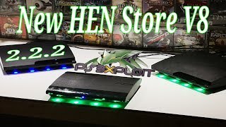 New HEN Store V8 Works on HEN 222 PS3 HFW 4842 Free GamesGta5 Mods And More 2019 [upl. by Ecaidnac]