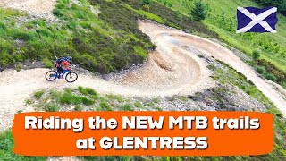 I FINALLY get to ride the NEW MTB trails at GLENTRESS Scotland MTB [upl. by Nytsuj885]