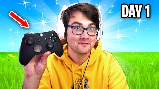 Im Switching To Controller on Fortnite Day 1 [upl. by Medeah]