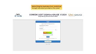 ComedK Registration and Application 2024comedk 2024 [upl. by Nnyltak947]