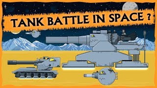 Space Battle  Cartoon about monsters tanks [upl. by Akcimehs]