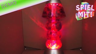 Orbeez Lampe kleine Perlen wachsen um das 100fache – Demo der Stimmungsleuchte – wie Lavalampe [upl. by Anade]