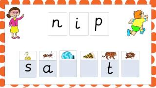 Phonics Phase 2 Words Blending for Reading [upl. by Francisca412]