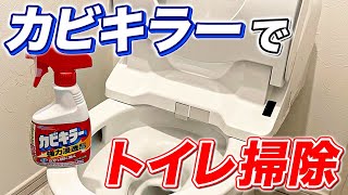 【必ず役立つ】カビキラー1本でトイレ室内から便器までまるごとトイレ掃除！ [upl. by Abigale]