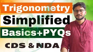 TRIGONOMETRY FOR CDS amp NDA│PART 1│PREVIOUS YEAR QUESTIONS │BASIC CONCEPTS│ IDENTITIES [upl. by Harding]