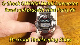 Casio GShock GW6900 Metal Conversion of the Bezel and Bracelet [upl. by Caruso947]