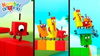 Pattern Palace and Summer Fun  Learn to Count  Numberblocks [upl. by Warfourd]